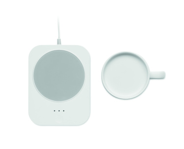 Logotrade advertising products photo of: Wireless charger mug warmer set